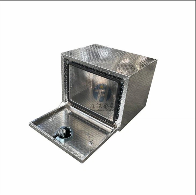 皮卡车底铝制菱形花纹板工具箱出口澳大利亚加拿大美国